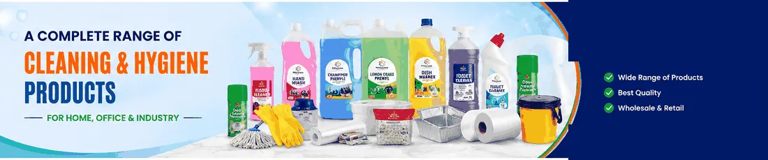 Mihir Enterprises cleaning and hygiene products banner